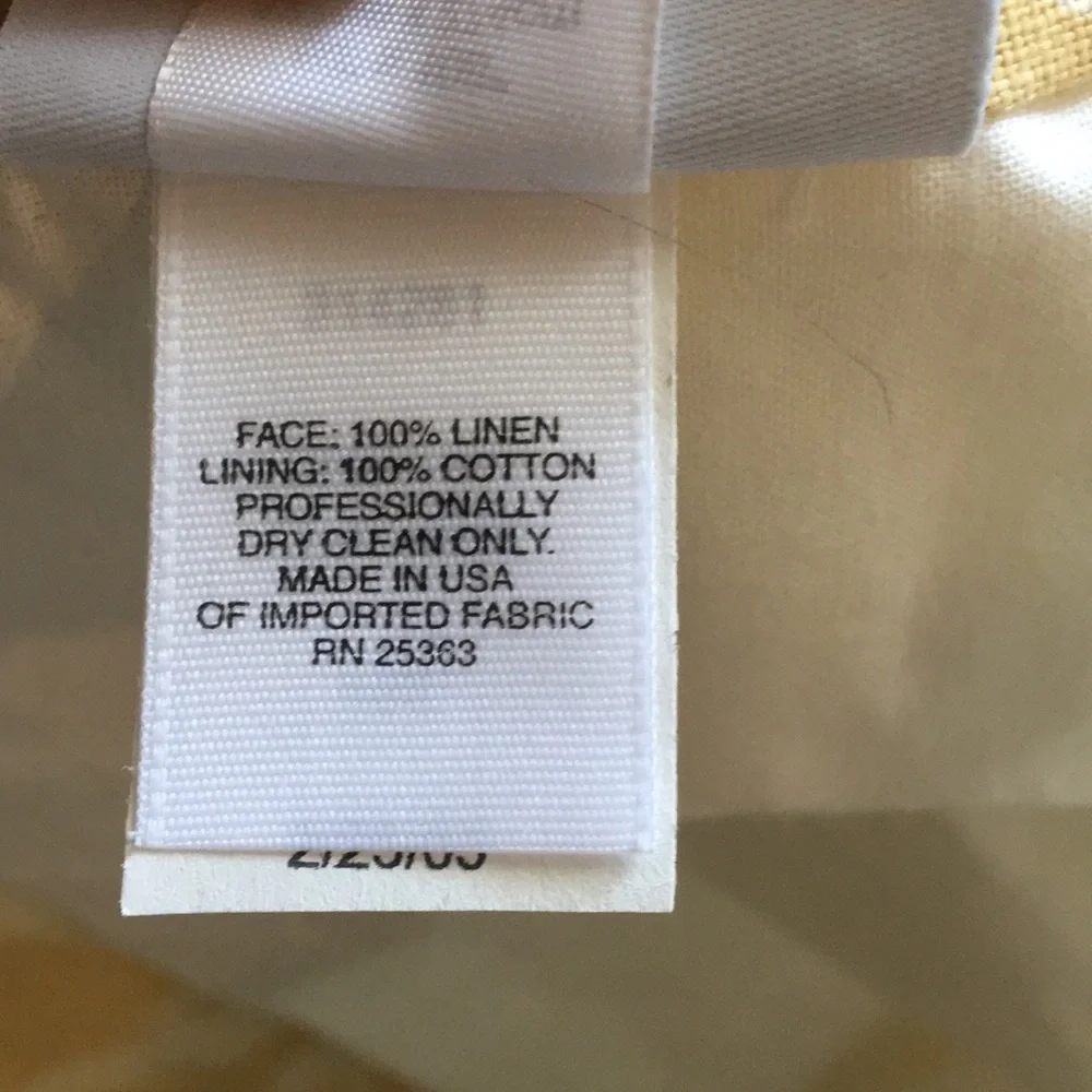 (1) 95” Restoration Hardware Damask Linen D…